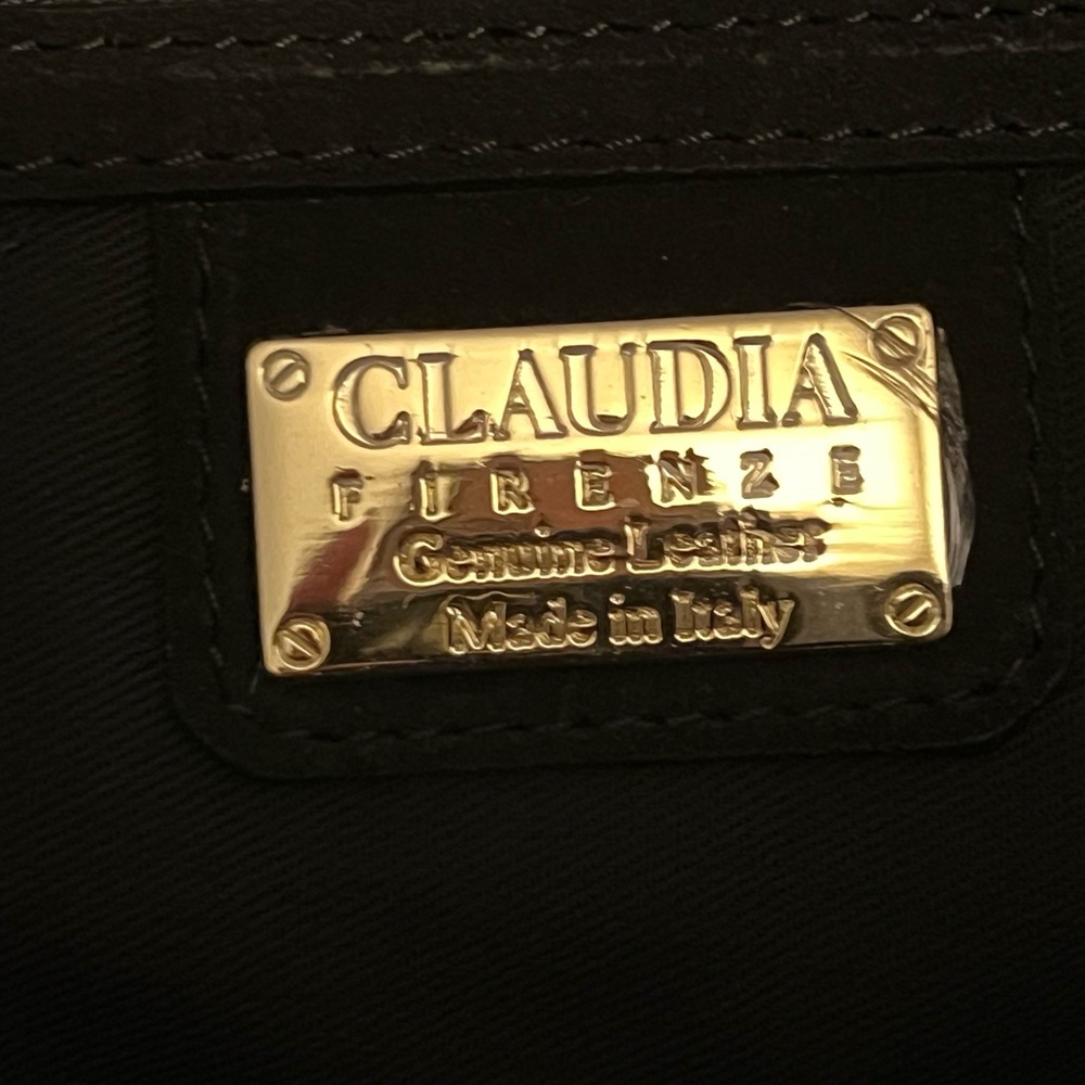 Claudia Firenze Black Suede Tote Bag - Picture 5 of 5
